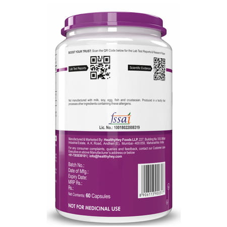 Healthyhey Nutrition Ubiquinol - Acetate - 60 Veg Capsules