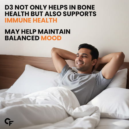 Carbamide Forte Vitamin D3+K2 Mk7 Bottle Of 120 Veg Tablets