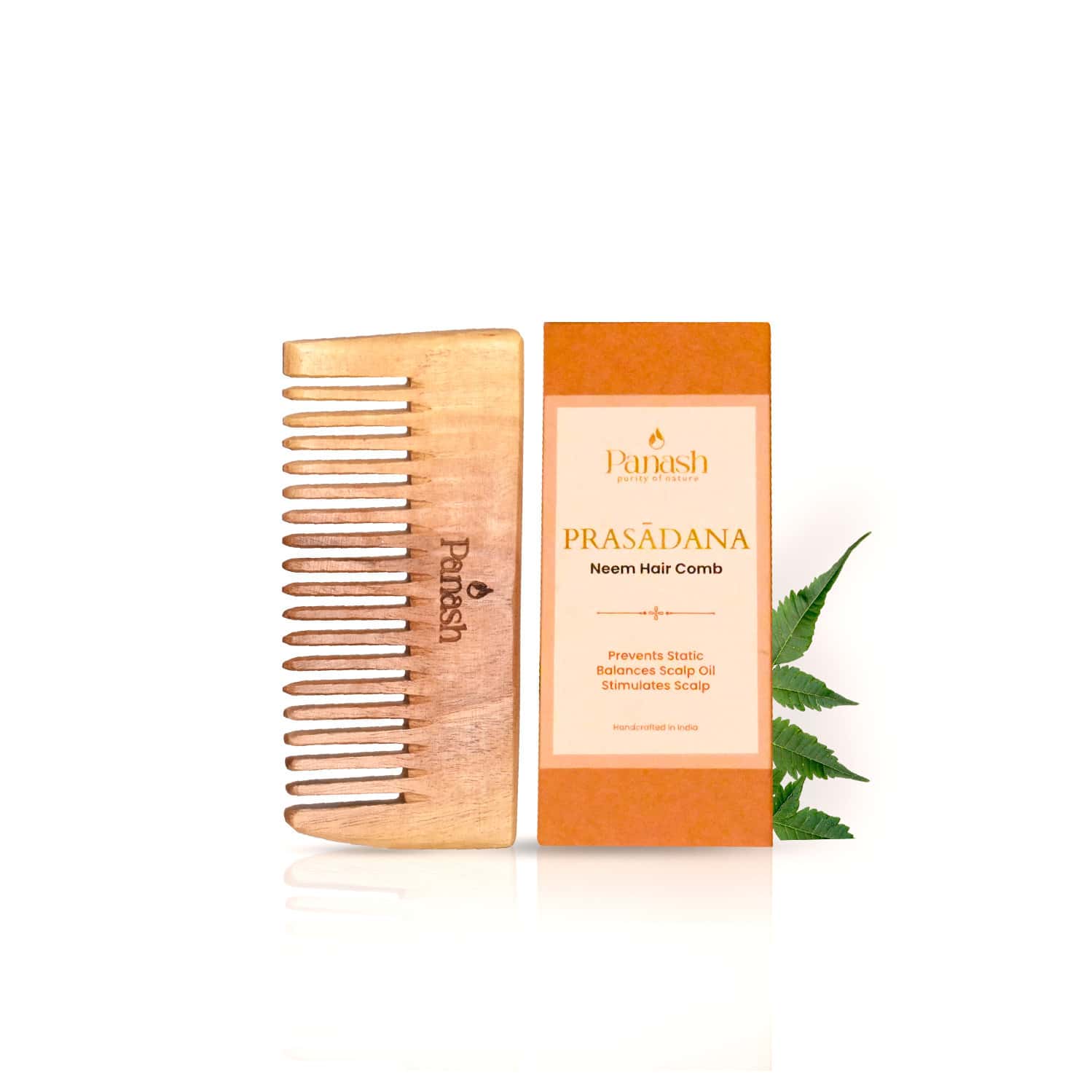 Panash Prasadana Neem Hair Comb Pack 1