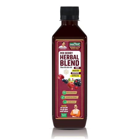 Jeena Sikho Mix Berry Herbal Blend Juice | Ayurvedic Immunity Booster Digestion | 500 Ml