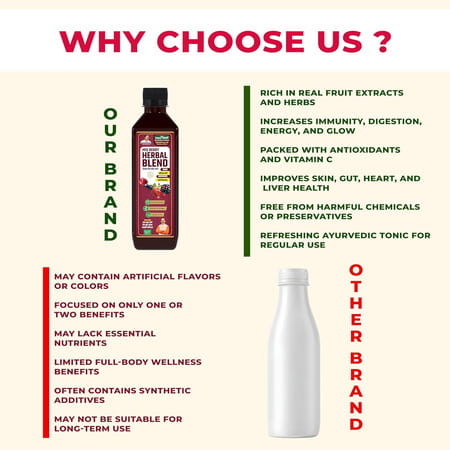 Jeena Sikho Mix Berry Herbal Blend Juice | Ayurvedic Immunity Booster Digestion | 500 Ml