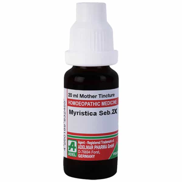 Adel Myristica Sebifera Mother Tincture 2X 20 Ml
