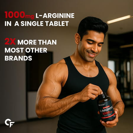 Carbamide Forte L Arginine | Boosts Nitric Oxide Production | Improved Oxygen Flow -Veg 180 Tablets