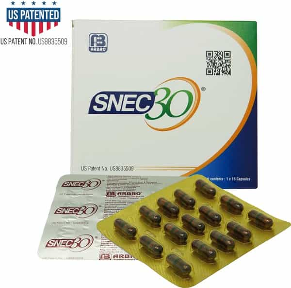 Snec 30 - Nano Curcumin Turmeric Capsules Pack Of 15 Capsules