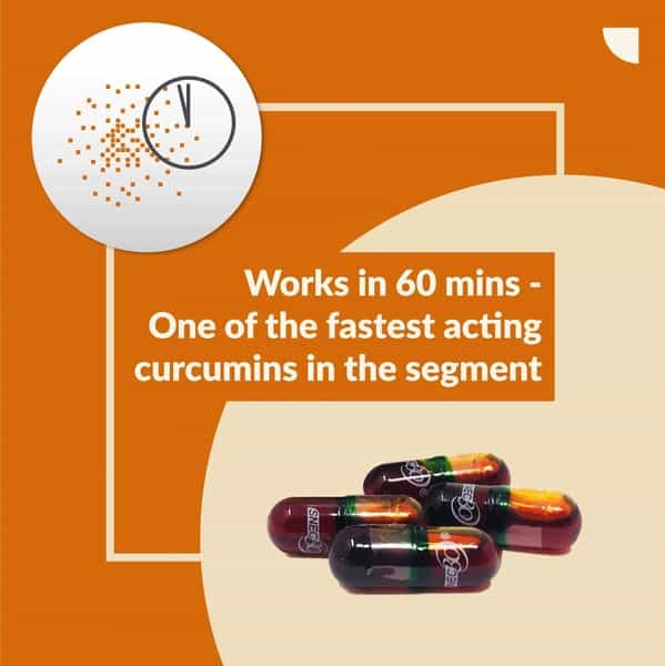 Snec 30 - Nano Curcumin Turmeric Capsules Pack Of 15 Capsules