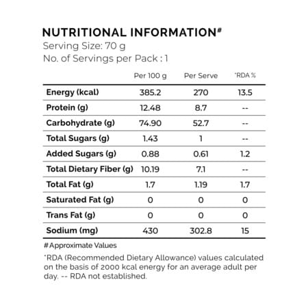 Auric Baked Instant Chinese Schezwan Noodles 70g (Pack Of 6) Baked | Not Fried