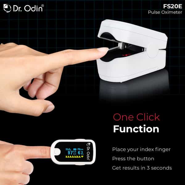 Dr. Odin | A330n | Pulse Oximeter | For Quick Heart Rate And Oxygen Monitoring | 1 Unit