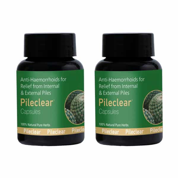Pileclear Capsules 30 Caps | Ayurvedic Piles Care Capsules | Pack Of 2