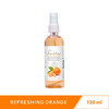 Pearldew Sanitizer Spray (Orange) 120 Ml | Aloe & Neem | Paraben Free (Pack Of 8)