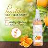 Pearldew Sanitizer Spray (Orange) 120 Ml | Aloe & Neem | Paraben Free (Pack Of 8)