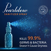 Pearldew Sanitizer Spray (Orange) 120 Ml | Aloe & Neem | Paraben Free (Pack Of 8)
