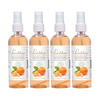 Pearldew Sanitizer Spray (Orange) 120 Ml | Aloe & Neem | Paraben Free (Pack Of 8)