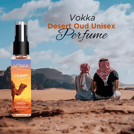 Vokka Pocket Perfume Desert Oud & Arabian Stories 2 X 8Ml | Long Lasting Perfume For Men & Women