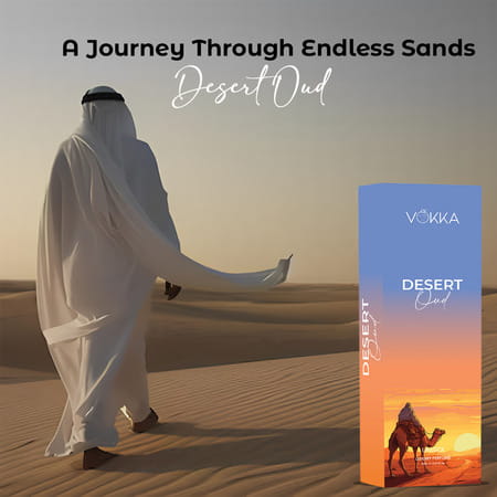 Vokka Pocket Perfume Desert Oud & Arabian Stories 2 X 8Ml | Long Lasting Perfume For Men & Women