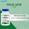 Healthvit Folic Acid 2 Mg - 60 Tablets