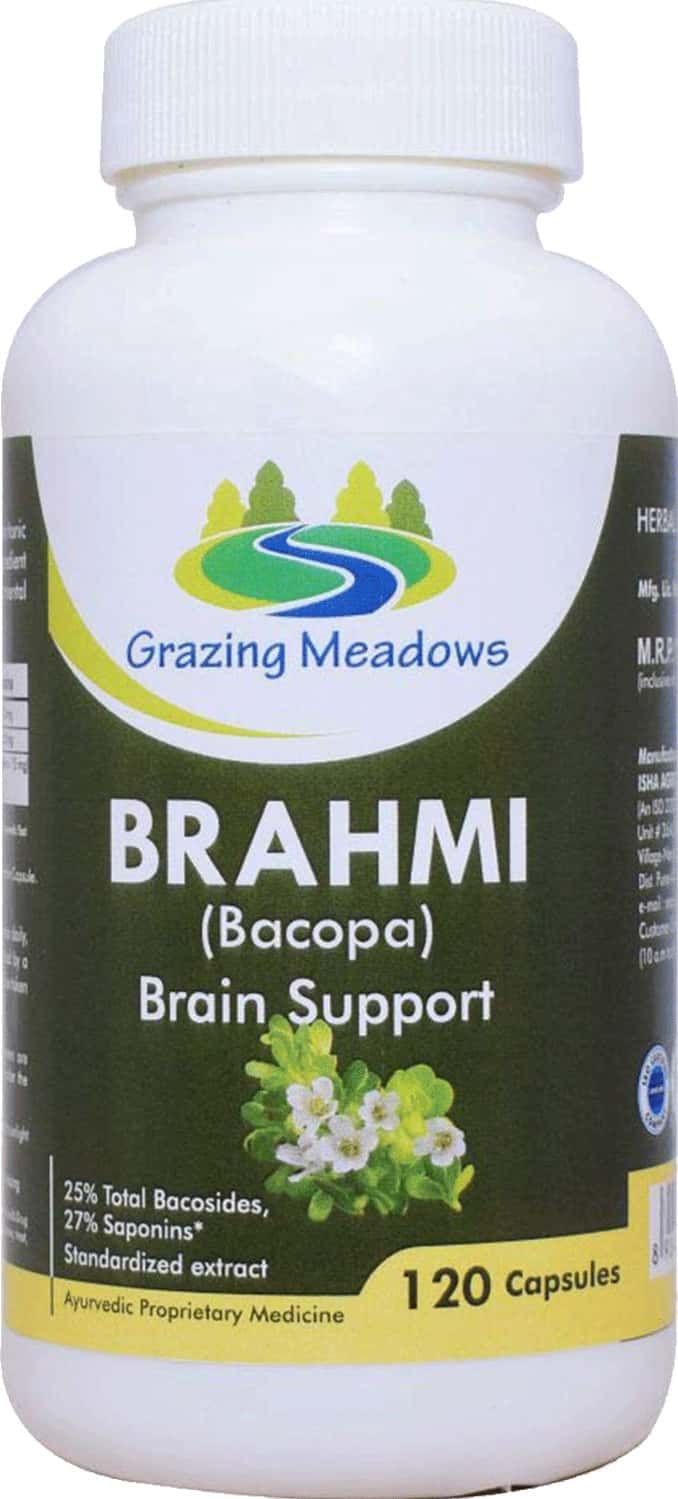 Grazing Meadows Brahmi - 120 Capsules (Pack Of 4)