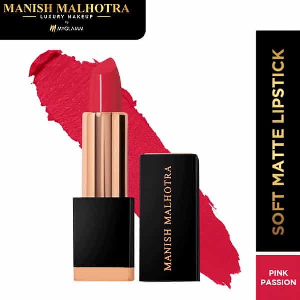 Manish Malhotra Beauty By Myglamm Soft Matte Lipstick-Pink Passion
