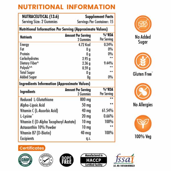 glutathione 800 mg Amazon.com: GlutActive Blue 800mg | NutriVitals L Glutathione 800mg Capsules