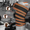 Tynor Weight Lifting Knee Wrap Black & Green Universal Pack Of 2