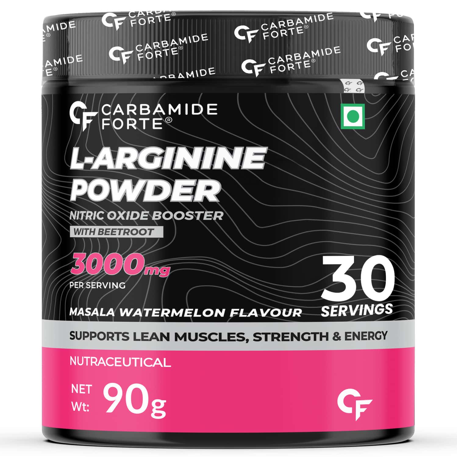 Carbamide Forte L Arginine Powder Supplement | Pre-workout For Men & Women | Beet Root Powder - 90g