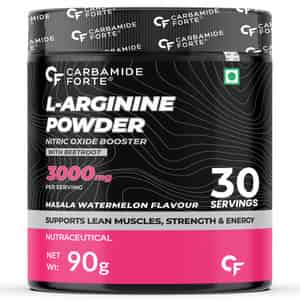 Carbamide Forte L Arginine Powder Supplement | Pre-Workout For Men & Women | Beet Root Powder - 90g