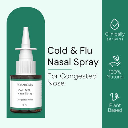 Puraroma Cold & Flu Nasal Spray - 15 Ml