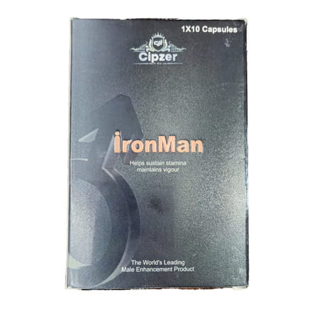 Cipzer Ironman 10 Capsules Gives Power For Long Time Sex & Instant Stamina Provider