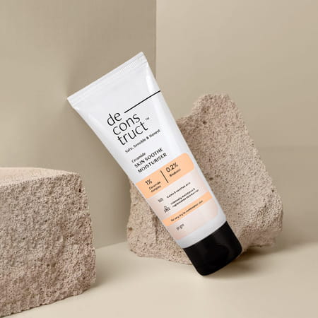 Deconstruct Skin Soothe Moisturizer- 1% Ceramides + 0.2% Bisabolol (50 Gm)