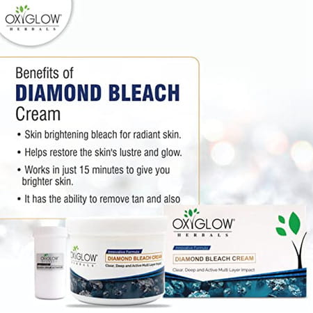 Oxyglow Herbals Bleach Diamond Cream |Cleardeep And Active Multi Layer Impact| 300gram