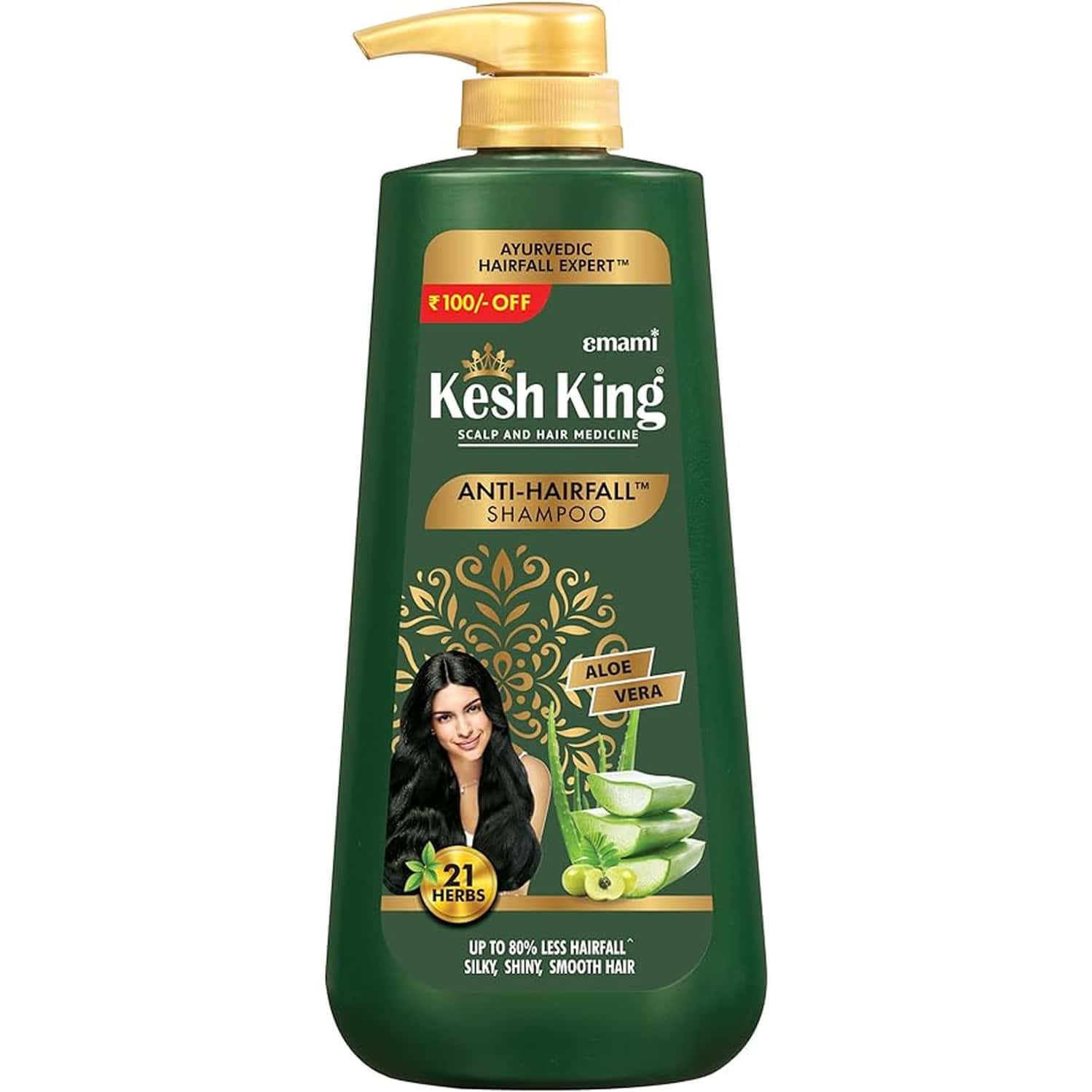 Emami Kesh King Scalp And Hair Medicine Aloe Vera Anti Hairfall Shampoo 600 Ml