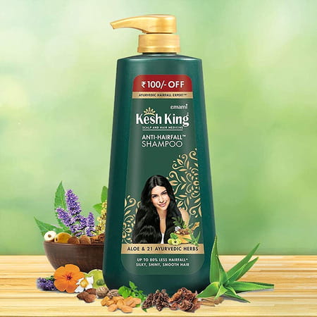 Emami Kesh King Scalp And Hair Medicine Aloe Vera Anti Hairfall Shampoo 600 Ml