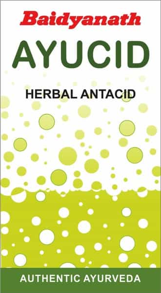 Baidyanath Ayucid | Herbal Antacid | Bottle | 50 No's