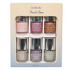 Debelle Nail Polish French Cheer Gift Set Of 6 | Pearl Pink | 48 Ml (8 Ml Each) | Metallic Shades |