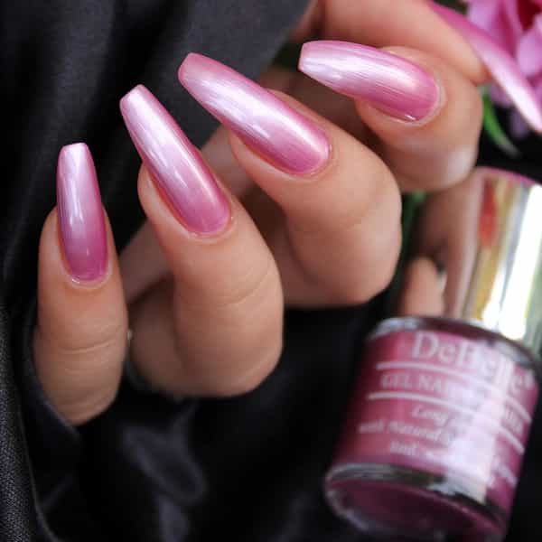 Debelle Nail Polish French Cheer Gift Set Of 6 | Pearl Pink | 48 Ml (8 Ml Each) | Metallic Shades |