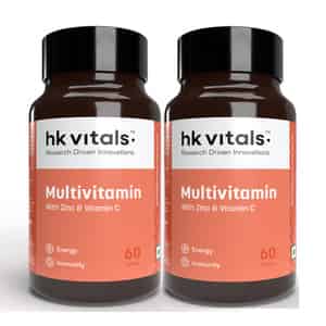 Hk Vitals Multivitamin | 60 Tablets Each (pack Of 2)