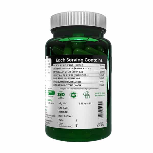 Sheopal's Liver X Factor Ayurvedic Fatty Liver Supplement | 60 Capsules | Pack Of 1