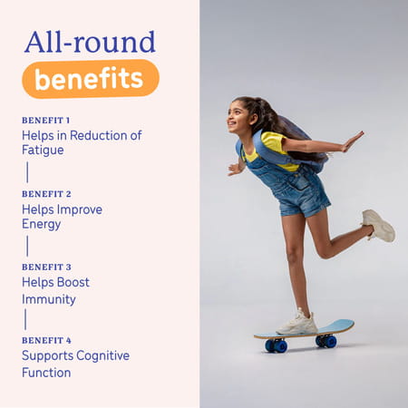 Gritzo Iron Gummies With Folic Acid For 10+ Years Girls | (Mixed Berry Flavour | 30 Gummies)