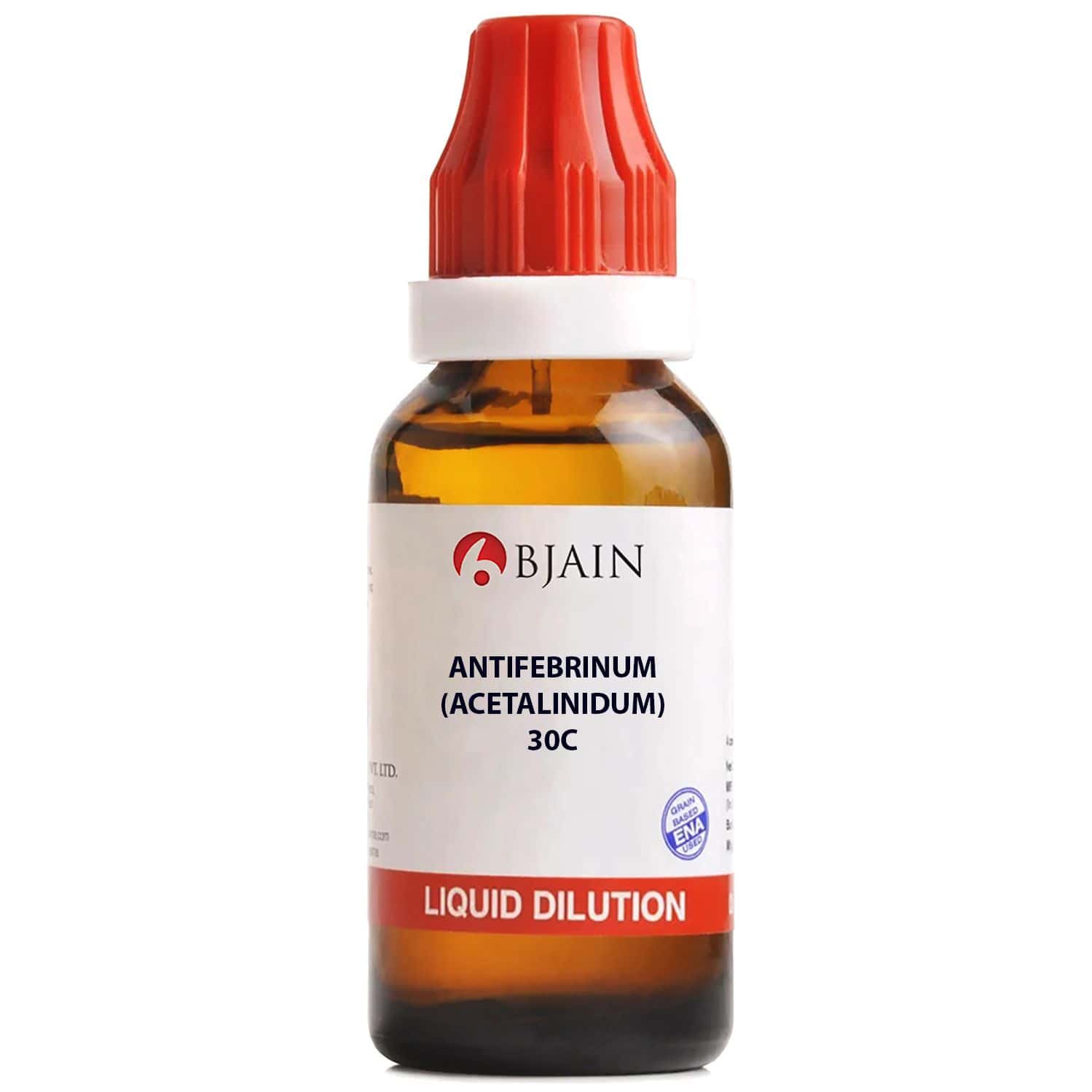 Bjain Acetalinidum/ Antifebrinum 30c Homeopathic Liquid Dilution 30ml