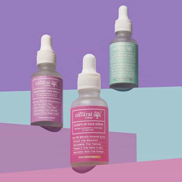 Natural Vibes Acne Clarifying Face Serum With Plant Based Zinc | Salicylic Acid & Niacinamide 30 Ml