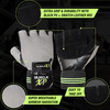 Musclexp Chroma-Fit Black Workout Gym Gloves For Weight Lifting Cycling Black Green & Grey 1 Pair