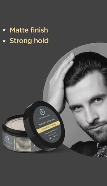 The Man Company Machismo - Strong Hold Cream Wax - 100 Gm