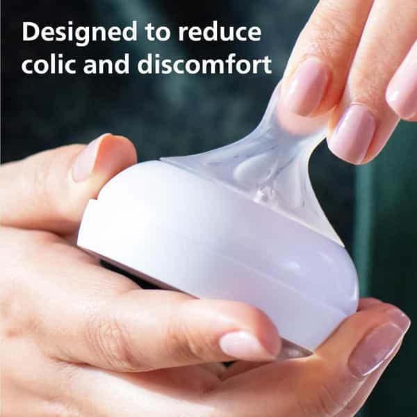 Philips Avent Natural Response Bottle Teat - 4 X Baby Bottle Flow 3 Teats | 1M+ | No Bpa (Scy963/04)