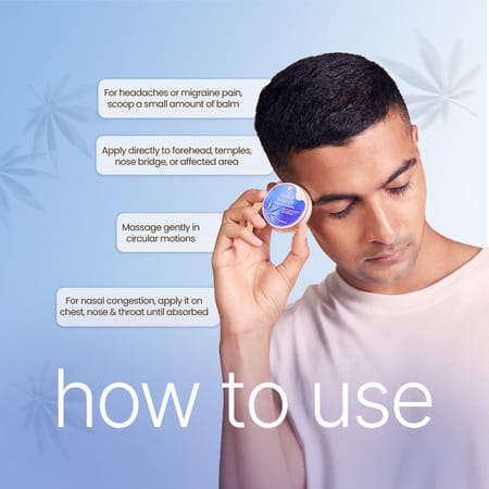 Boheco Rescue Migraine Pain Balm | Ayurvedic Headache Relief With Vijaya Leaf Extract | 26g