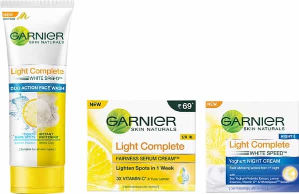 Garnier Skin Naturals Bright Complete Duo Action Facewash Tube - 100 Gm