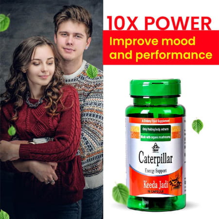 Cipzer Caterpillar Keeda Jadi 10 Pills | Supports Energy| Immunity & Overall Wellness