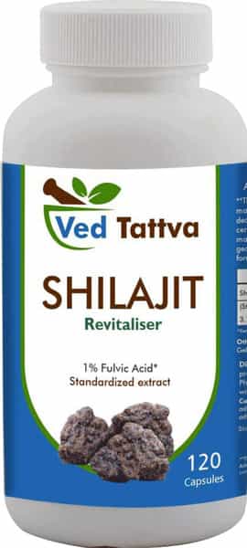 Ved Tattva Shilajit 120 Capsules (Pack Of 4)