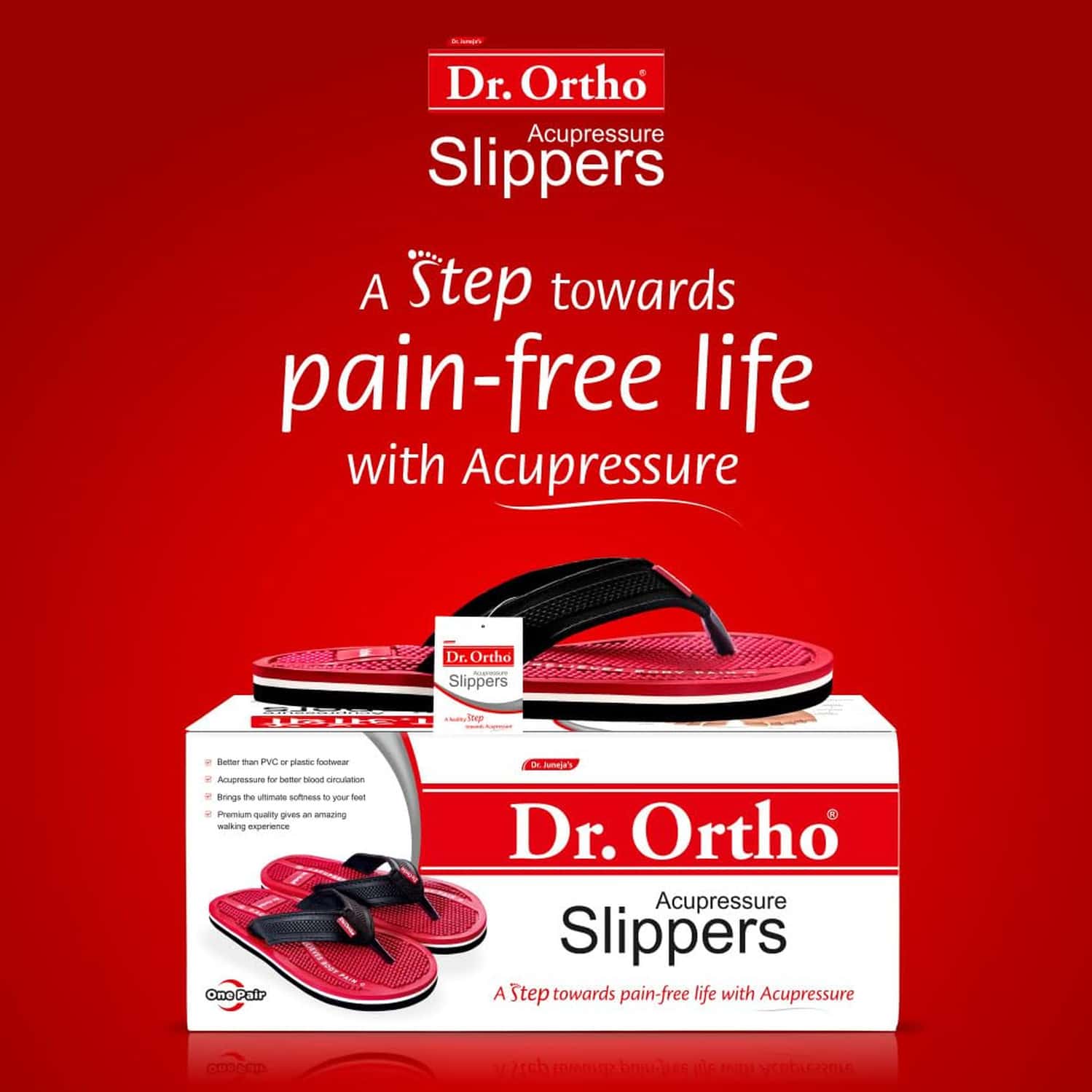 Buy DR.ORTHO SLIPPERS (SIZE 6) Online & Get Upto 60 OFF at PharmEasy