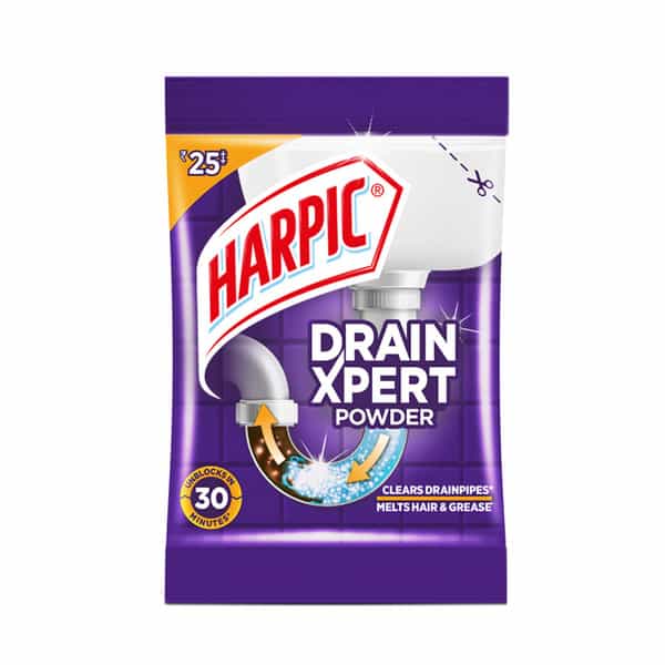 Harpic Drain Xpert Drain Cleaning Powder (50G)