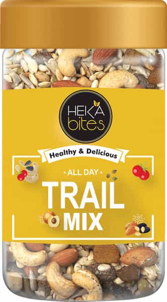 Heka Bites All Day Trail Mix (Pack Of 1) | Healthy Snacks | Super Snacks