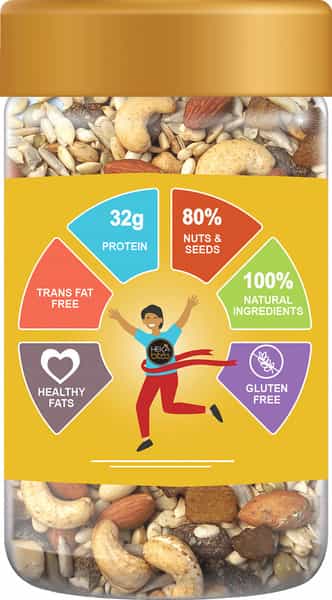Heka Bites All Day Trail Mix (Pack Of 1) | Healthy Snacks | Super Snacks